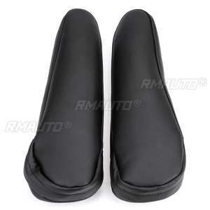 2 Fundas de Cuero Sintético para Reposabrazos de Asiento Delantero para Toyota Sienna 2011 2012 2013 2014 2015 2016 2017 2018 Negro Gris - Product Image 5