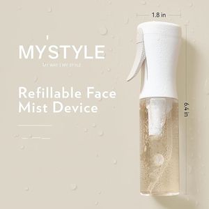 Spray <b>Bottle</b> for Hair - Small Travel Spray <b>Bottle</b>, Ultra Fine Continuous Water <b>Mist</b> for Face, Hairstyling, Salon, Cleaning - Product Image 5