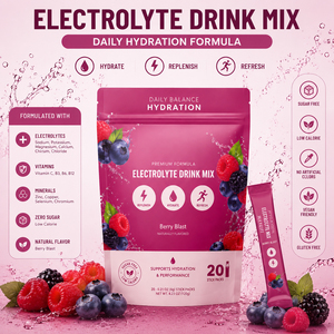 Complément de boisson hydratante sans sucre pour adultes, poudre d'électrolytes et de vitamines mélangées, nutrition sportive, soins de santé, soutien sportif, immunité - Product Image 5