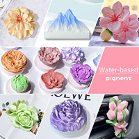 24 couleurs d'oxyde de fer organique non toxique à base d'eau pour revêtement sur ciment et plâtre, 10 ml par flacon