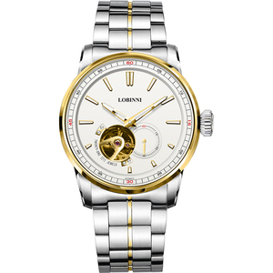 Montres automatiques mécaniques pour hommes LOBINNI de haute qualité, style designer, mouvement MIYOTA, bracelet en acier inoxydable, aiguilles - Product Image 6
