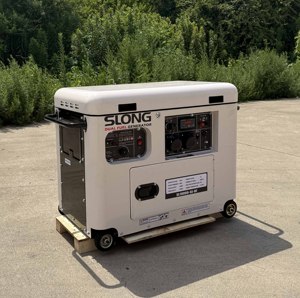 Generatore Silenzioso a Doppio Carburante SLONG BRAND 50HZ 220V Monofase 8KW per Uso Domestico con Avviamento Automatico Motore a 4 Tempi Presa ATS - Product Image 6