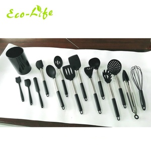Ustensiles de cuisine en Silicone, accessoires de cuisine, ensemble de casseroles en acier inoxydable, ensembles d'ustensiles de cuisine antiadhésifs, 12 pièces - Product Image 6