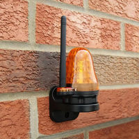 Alarma Antirrobo Electrónica para Garaje, Resistente al Agua, con Imán de Ferrita, Certificación CE, Luz Estroboscópica Intermitente, Material ABS