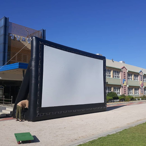 Fiesta al aire libre Patio trasero <span class=keywords><strong>Cine</strong></span> 30-500 personas 450cm x 350cm Proyección de pantalla de <span class=keywords><strong>cine</strong></span> inflable gigante - Product Image 1