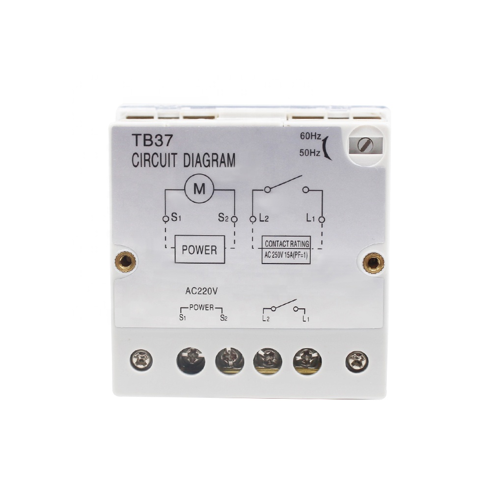 TB37 Mechanical Digital Timer Switch 220v Volt Water Pump Controller 3 Phase Timer Switch Relay