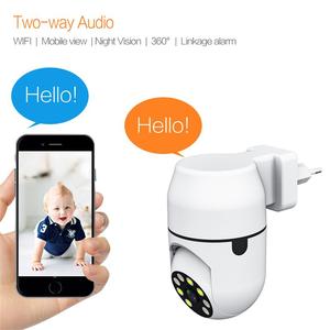 V380pro 3MP ổ cắm loại bóng đèn <span class=keywords><strong>Hidden</strong></span> Camera nguồn hình người theo dõi máy ảnh Wifi 360 ° trong nhà/ngoài trời thông minh Camera An Ninh - Product Image 3