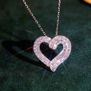 Collana con ciondolo a cuore per donna, stile dolce, gioiello alla moda, idea regalo - Product Image 6