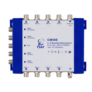 Sat-<span class=keywords><strong>Multischalter</strong></span> für 8 Abonnenten & 1 Satellit, Quad & Quattro <span class=keywords><strong>LNB</strong></span> Kompatibel, DVB-S <span class=keywords><strong>Multischalter</strong></span> 5/8 - Product Image 5