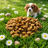 Alimentation sèche pour chien à haute palatabilité et facile à digérer, poulet frais et saumon, 26% de protéines, faible en gras, 100% naturel