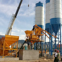 Impianto di Betonaggio Senza Polvere da 75m3/h con Sistema di Dosaggio e Pesatura Aggregati per Grandi Progetti Infrastrutturali