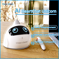 Jouet éducatif Three Sheep pour enfants, en ABS, garantie 1 an, compagnon IA licorne HeartChat