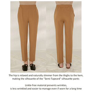 Pantalon pour femme en polyester IntheK Piera Bella Linkle, taille élastique sans tension, mi-lavé, 4 couleurs, fabriqué au Vietnam - Product Image 4