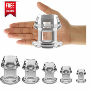 Tapón Anal hueco con inserto, tapón Anal/túnel/juguete, enorme espéculo Anal, dilatador Anal SM, Enema, Juguetes sexuales - Product Image 1