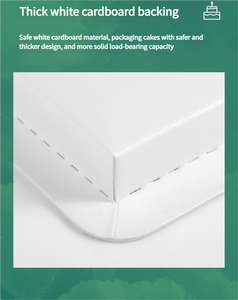 <span class=keywords><strong>Jaze</strong></span> Premium logotipo personalizado alto transparente redondo pastel caja embalaje flor regalo exposición caja de almacenamiento redondo alto pastel caja - Product Image 4