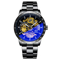 Montre mécanique automatique Ancient Camel, cadran élégant, montre de mode pour homme, bracelet en titane doré