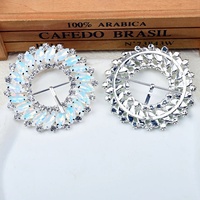 Broches en strass multicolores à dos plat pour vêtements, écharpes, boucles de ceinture, décoration de vêtements, accessoires de robe DIY