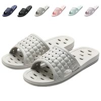 Chaussons d'égouttage Chaussures de salle de bain Chaussures de douche PVC Chaussons légers à glissière