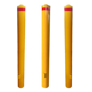 เสาสัญญาณเตือนบนถนนแบบ2025เสากั้นการจราจรทำจากเหล็กโลหะแบบกลมสำหรับที่จอดรถกลางแจ้งและเสากั้นถนน - Product Image 1