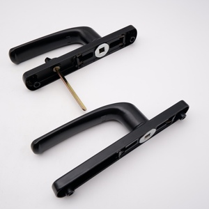 Nhà Máy Trực Tiếp Màu Đen Hợp Kim Nhôm Cửa Xử Lý Khóa Với 6525 Sắt Cơ Thể Khóa Cho Nhôm Cửa Trượt Cửa Sổ Khóa Thiết Lập - Product Image 1