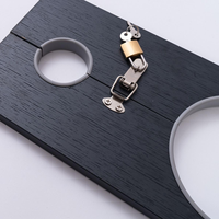 Pilier de bondage en bois massif de qualité supérieure, supports de retenue robustes avec base antidérapante, mobilier de bondage pour les passionnés de BDSM