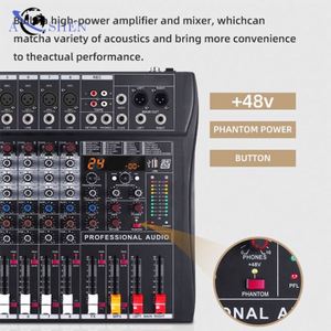 Mixer de Áudio Digital Profissional de 8 Canais DSP Controlador de Efeitos para Palco KTV <span class=keywords><strong>DJ</strong></span> - Product Image 2