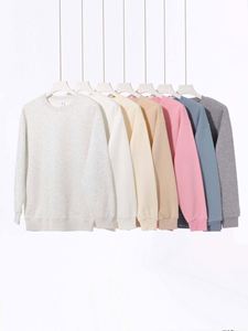 H5490 Wholesale Custom 300 Gsm Cotton Blends Sweatshirts Men Blank <b>Drop</b> Shoulder Sweatshirts - Product Image 3