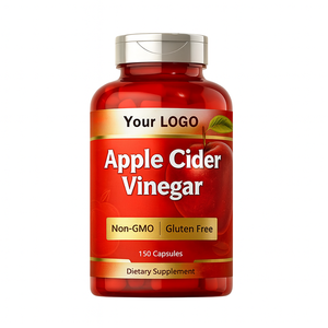 <strong>Apple</strong> <strong>Cider</strong> <strong>Vinegar</strong> 150 <strong>Capsules</strong> Natural Herbal Dietary Supplement Non-GMO - Product Image 1