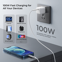 Câble USB-C vers USB-C à charge rapide PD 60W avec conducteur en cuivre pur 1,2 m pour iPhone 15/16/ S26 Certifié CE