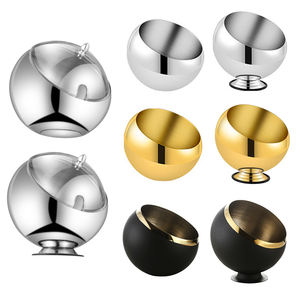 <span class=keywords><strong>Bol</strong></span> à assaisonnement en acier inoxydable à ouverture oblique avec base pour hôtel, restaurant, buffet, sauce, salade, fruits - Product Image 2