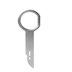 2PC autoradio <span class=keywords><strong>CD</strong></span> stereo verwijderingsnaald ontgrendelingsgereedschap demontagepen reparatiegereedschap extractiesleutel voor VW Ford Benz - Product Image 3