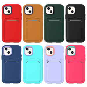 3In1 360 custodia protettiva per telefono cellulare in silicone liquido con supporto completo per <span class=keywords><strong>iPhone</strong></span> XR <span class=keywords><strong>11</strong></span> 12 13 MINI Pro Max custodia <span class=keywords><strong>a</strong></span> <span class=keywords><strong>portafoglio</strong></span> per telefono - Product Image 6