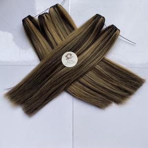 <b>Top</b> Sell 100% Raw Vietnamese Human Hair Bone Straight Bundles Dyed Piano Color Extensions Unprocessed Hair for <b>Black</b> Woman - Product Image 5