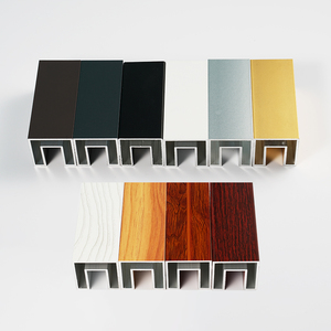 Kính cầu thang lan can nhôm Frameless lan can lan can trong nhà và ngoài trời Kính cầu thang lục bình U hình dạng kênh lan can - Product Image 4