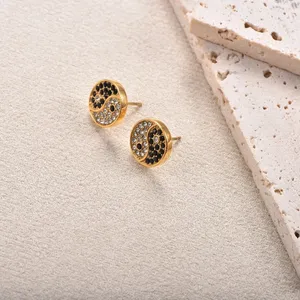 Boucles d'oreilles Yin Yang Tai Chi en acier inoxydable hypoallergénique, cadeau idéal pour un anniversaire ou un anniversaire de mariage, pour lui ou pour elle - Product Image 6
