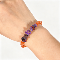 Bracelet Chakra, Bracelet en pierres naturelles de Sugilite en gros, Bijoux en Sugilite minérale naturelle en vrac