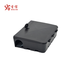 Station d'appât réutilisable pour <span class=keywords><strong>souris</strong></span>, respectueuse de l'environnement, pour extérieur, en ABS, boîte à appât pour rongeurs vivants - Product Image 2