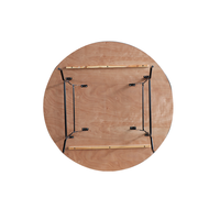 Location de tables à manger en bois pliantes amovibles pour événement, banquet