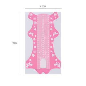 Wholesale Self Adhesive 50-100pcs Rolls Acrylic <b>Nail</b> <b>Extension</b> Pink Aluminum <b>Nail</b> Forms - Product Image 6