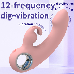 Vibratore Rabbit per Punto <span class=keywords><strong>G</strong></span>, Giocattoli Sessuali con Modalità di Vibrazione, Vibratori Realistici per Coppie, Dildo Anale, Giocattoli per Adulti per il Piacere Femminile e di Coppia - Product Image 1