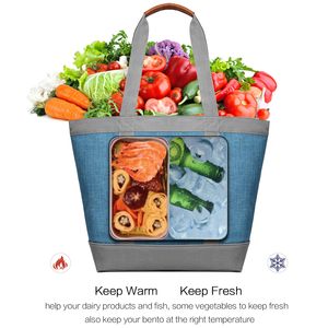 Premium <b>Insulated</b> <b>Cooler</b> <b>Bag</b> Spacious Capacity Leakproof Odor-Resistant Lining Durable Multi-Purpose Design Foldable - Product Image 3