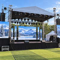 Écran LED d'extérieur 4K P3.91 à montage rapide, armoire résistante aux intempéries, panneau d'affichage LED pour toile de fond de scène d'église