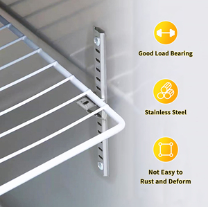 Clip en métal trou horizontal <span class=keywords><strong>colonne</strong></span> vitrine étagère support accessoires trou horizontal <span class=keywords><strong>colonne</strong></span> - Product Image 5