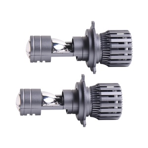 Sanvi Factory High Quality 28w/pcs 6000k Mini H4 <b>Led</b> <b>Projector</b> Lens Headlight Auto Car Light Bulbs Accessories - Product Image 1