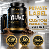 Protéine de lactosérum isolée certifiée Halal GMP, marque privée, formule personnalisée OEM, fournisseur en vrac, disponible en 2lb et 5lb