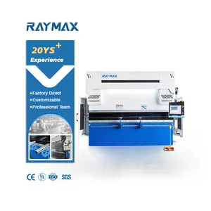 RAYMAX 2024 Fabricante barato de máquina dobradeira hidráulica para chapa metálica CNC padrão europeu
