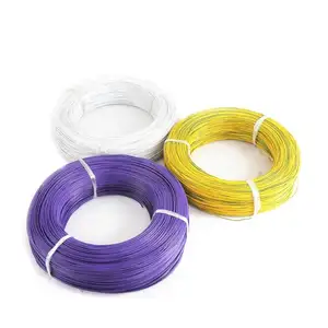 Câble en caoutchouc et silicone multicore awm, haute tension, 20 awg, 28awg, 32awg, résistant à la chaleur, 10 pièces, UL3239