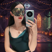 Masques de fête pour adultes en PVC écologiques pour Halloween, mariage, bal, événements, cosplay, décorations