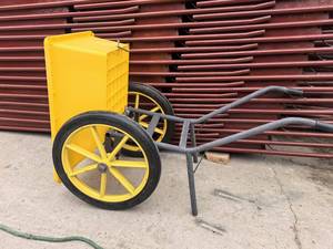 Durable Heavy Duty 26 Inch Solid Rubber Wheel Barrow Wheel Puncture Proof <strong>Flat</strong> Free Wheel Construction Site Trolley <strong>Cart</strong> - Product Image 3