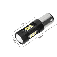 1156 BAU15S 1157 LED ampoule de voiture 6000K 3030 21SMD 12V-24V nouveau rouge ambre antibrouillard queue conduite lampe Auto clignotant feux de recul